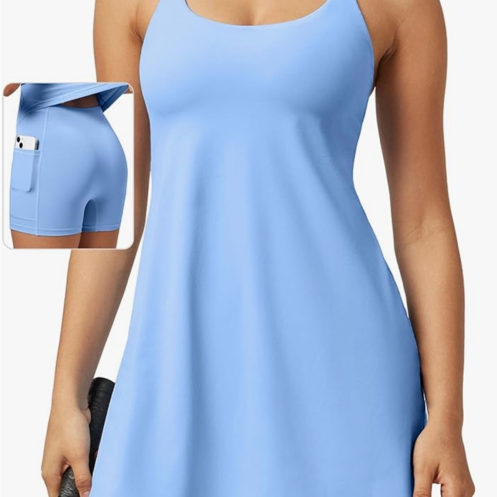 Light Blue Women's tennis athletic dress